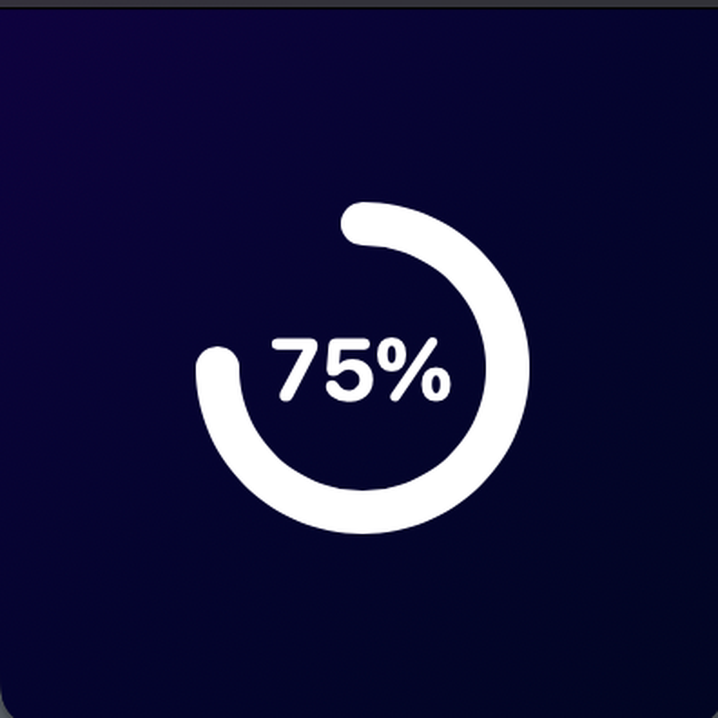 Preview of the Year Progress macOS widget icon